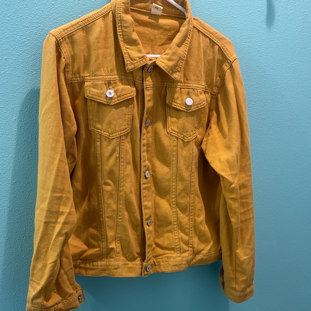 Yellow Denim Jacket